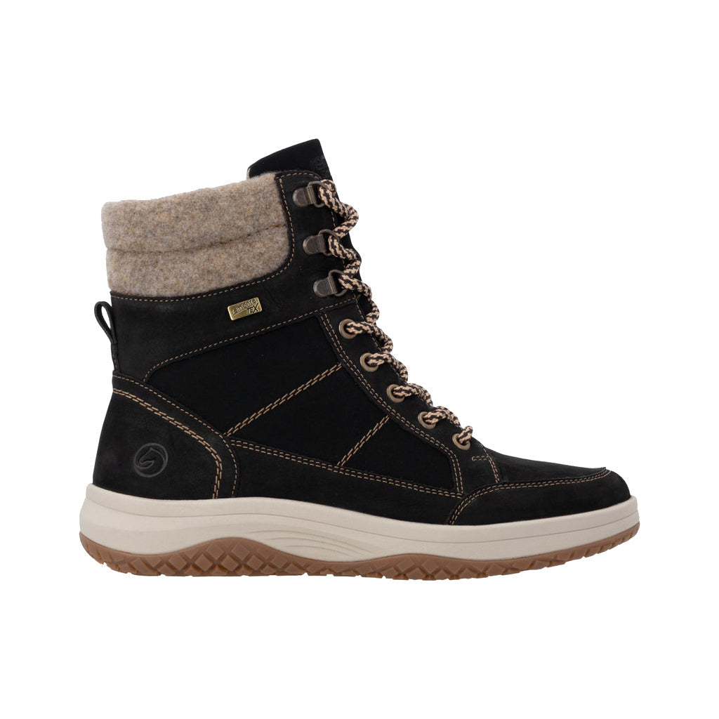 Bottillons d'hiver pour femme Rieker - Remonte D3Q72-03, noir